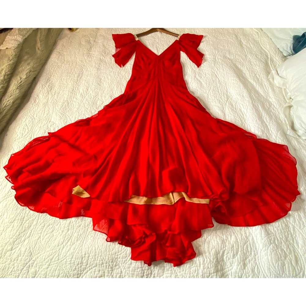 FREE PEOPLE LIMITED EDITION Red Butterfly Dress ♥️